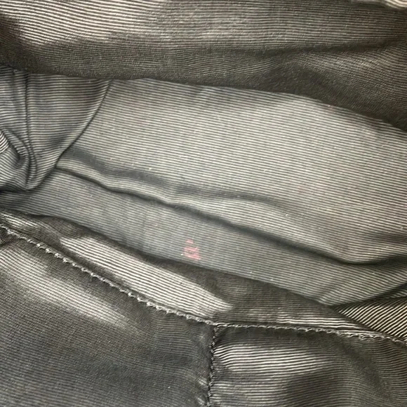 Elizabeth and James Black Pebbled Leather Hobo Satchel - Picture 8 of 10